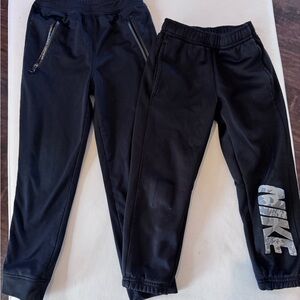Under Armour and Nike Kids Black pants & joggers size 5